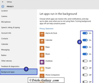 Above Method To Enable Or Disable Background Apps In Your Windows