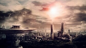 Futuristic City Wallpaper