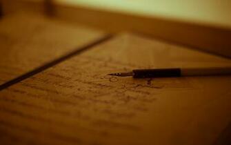 Others Pen Book Handwriting Bokeh HD Wallpaper