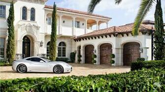 Ferrari Near Rich House Wallpaper And Image Pictures