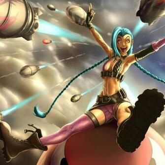 Firecracker Jinx Fan Art League Of Legends Wallpaper