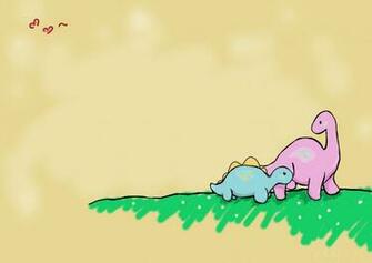 Cute Dinosaur Wallpaper By Littlecompanion