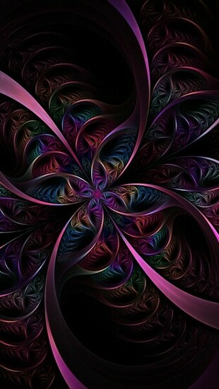 Sharp Psychedelic iPhone Wallpaper