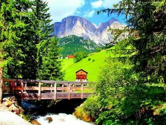 Mountain Cabin Wallpaper