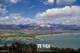 Of Bocca Di Magra With The Apuan Alps In Background