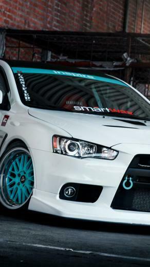 Wallpaper Mitsubishi Lancer Evo X Tune iPhone