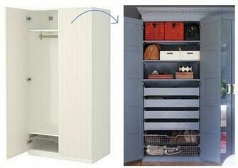 Ikea Pax Makeover Crafty Ideas