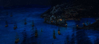 Arendelle Frozen At Night Wallpaper