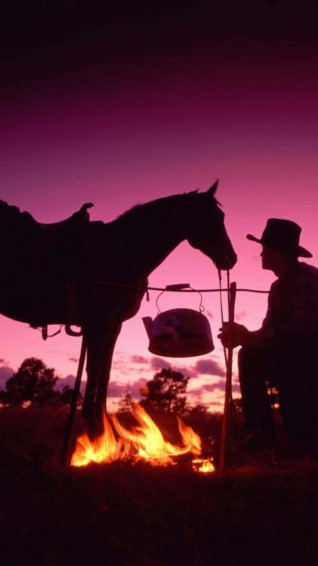 Western Cowboy iPhone Wallpaper