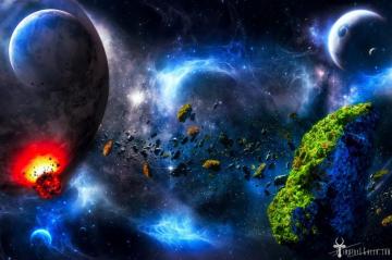 Psychedelic Space Wallpaper Weed In