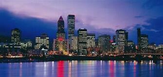 Portland Skyline At Night Wow