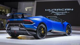 Lamborghini Hurac N Spyder Performante At Geneva Auto Show