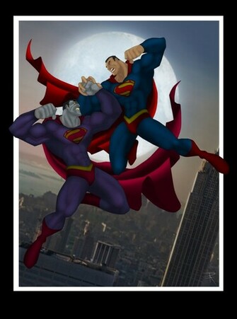 Superman Vs Bizarro By Helmsberg