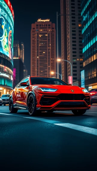 Lamborghini Urus Phone Wallpaper
