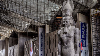 Grand Hall Of Egyptian Museum Wallpaper