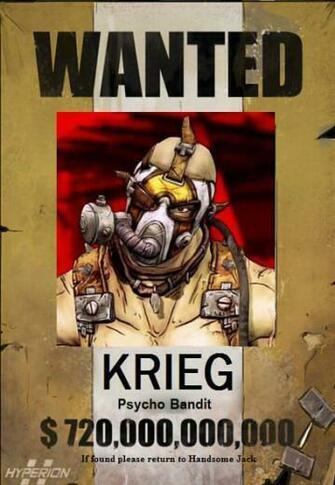 Wanted Krieg The Psycho Bandit By Dusk