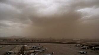 Watch Haboob Windstorm Blankets Phoenix With Choking Red Dust