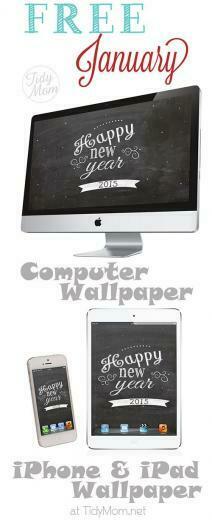 January Desktop Wallpaper Tidymom