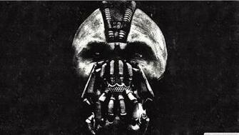 Black And White Bane Face Batman The Dark Knight Rises
