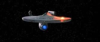 Uss Enterprise A Torpedo Hit Wallpaper
