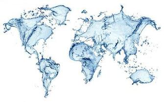 Water Abstract Maps World Map Wallpaper