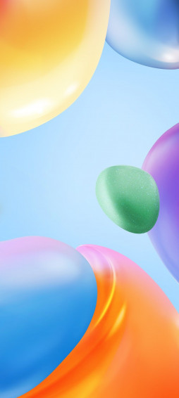 Redmi Stock Wallpaper Simple Phone Waves