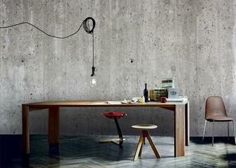 Get An Industrial Look With The Concrete Wall Mural Decoist