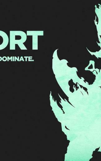 Minimalistic League Of Legends Support Thresh Wallpaper