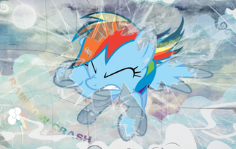 Rainbow Crash In Your Screen Wallpaper By Mlartspecter