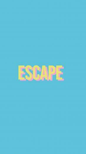 Wallpaper Background iPhone Quote Escape Plus Blue