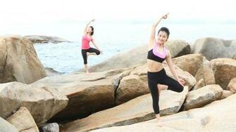 Duet Yoga Tree Pose Wallpaper