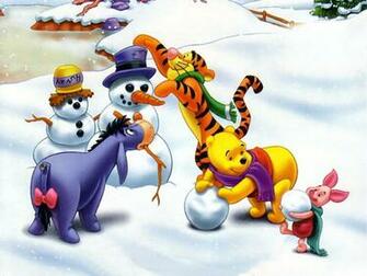 Winnie The Pooh Christmas Wallpaper