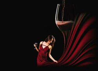 Red Wine Background For Powerpoint Template Pictures To