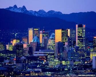 Vancouver Skyline British Columbia Canada Wallpaper In
