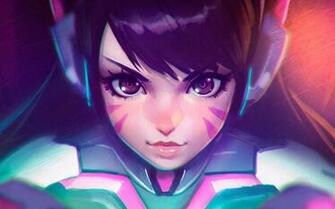 Fantasy Art D Va Overwatch Video Games Wallpaper HD