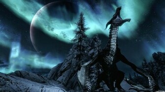 Dragon Wallpaper Skyrim Background Desktop
