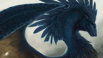 Wallpaper Dragon Fantasy Art Feathers 4k UHD