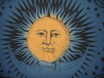 Sun And Moon Tapestry By Maniacmarshmellow