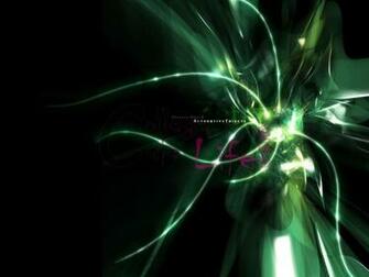 Black And Green Abstract Wallpaper HD In