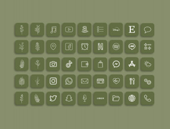 Sage Green Aesthetic Wallpaper