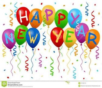 Happy New Year Balloons