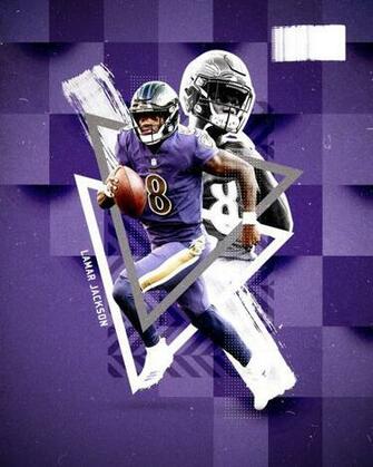 Meech Robinson On Lamar Jackson Wallpaper Ravens