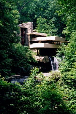 Falling Water Wallpaper Top Background