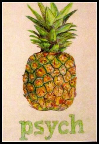 Psych Pineapple By Bluerae8
