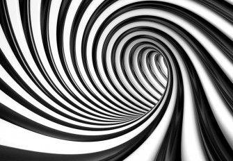 Black And White Home Wallpaper Swirl