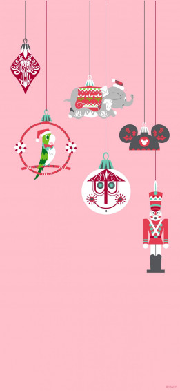 Disney Parks Attractions Ornaments Wallpaper iPhone Android