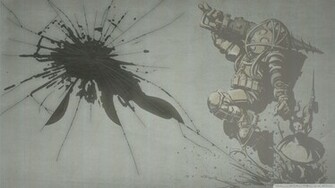 Bioshock Big Daddy And Little Sister Wallpaper
