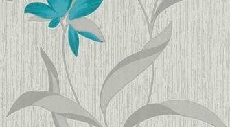 Erismann Fleur Glitter Wallpaper Teal And Silver