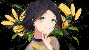 Desktop Wallpaper Cute Anime Girl Happy HD Image Picture