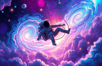 Psychedelic Astronaut Wallpaper